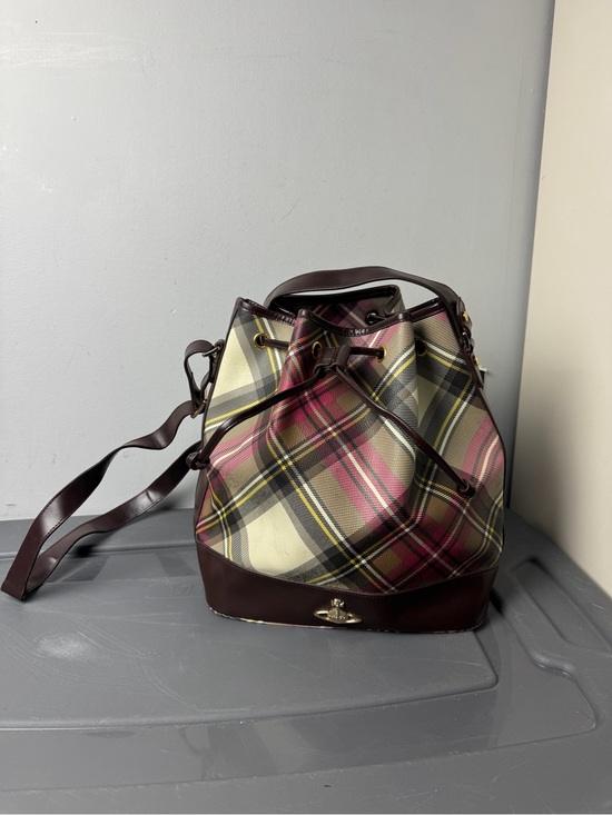 Vivienne Westwood Handbags - Vivienne Westwood Tartan Bucket Bag
